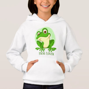 adoradores de ranas lindas añaden nombre a Hoodie