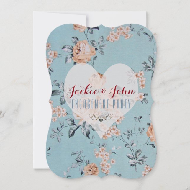 Adorando flores - Invitaciones / RSVP / Compromiso (Anverso)