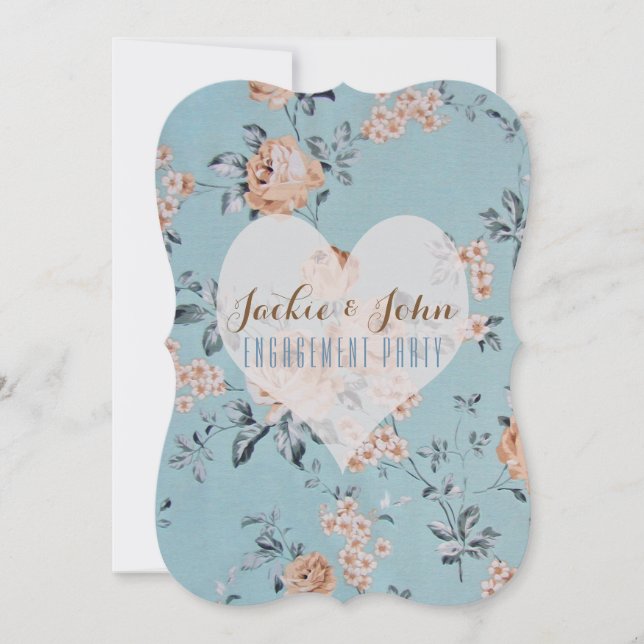 Adorando flores - Invitaciones / RSVP / Compromiso (Anverso)