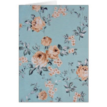 Adorando flores - Tarjeta