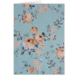 Adorando flores - Tarjeta