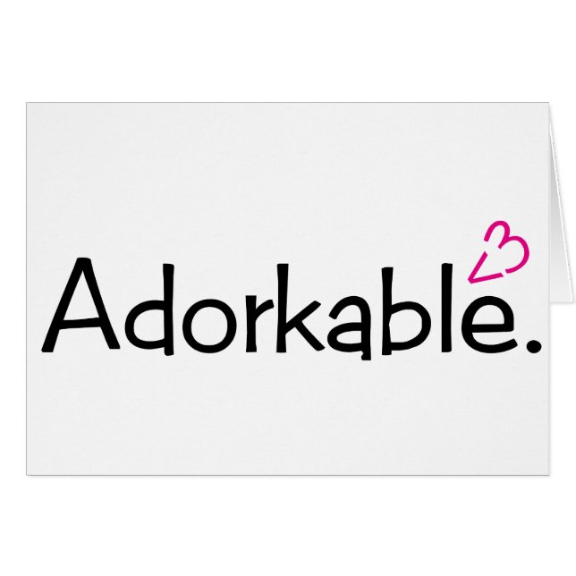 Adorkable <3 (Anverso (Horizontal))