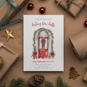 Adornando Nuevos Pasillos Anuncio de Mudanza Tarje