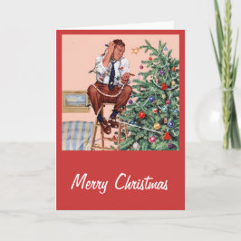 Adornar el árbol de Navidad