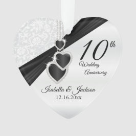 Adorno 10.º Aniversario Boda Keepsake Design