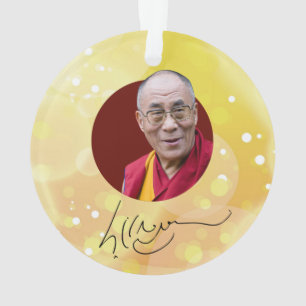 Adorno 14.ª firma del Dalai Lama