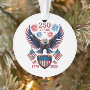 Adorno 250 aniversario 250 años usa 1776