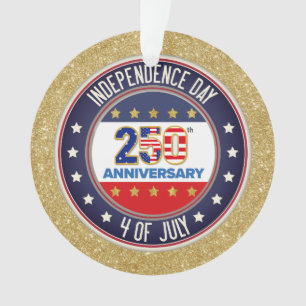 Adorno 250 Aniversario USA Patriótico 1776–2026