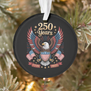 Adorno 250 años aniversario americano 