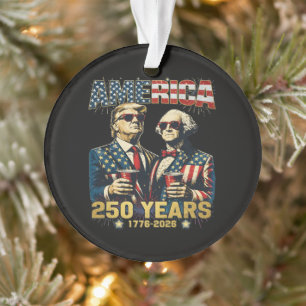 Adorno 250 años Aniversario de América 250º Trump