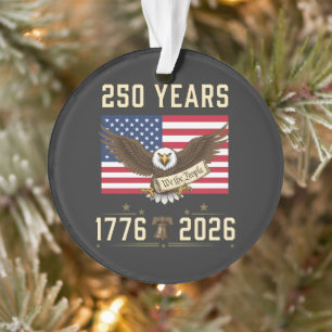 Adorno 250 años de patrimonio americano 1776 2026