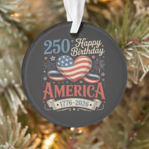 Adorno 250 cumpleaños USA 250 años