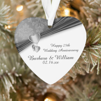 Adorno 25° Aniversario Boda Keepsake