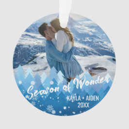 Adorno 2 fotos Color azul morado y brillante