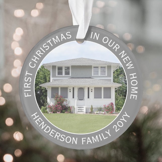 Adorno 2 fotos de la casa primeras navidades nuevo hogar  (Subido por el creador)