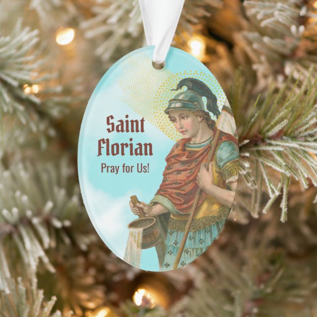 Adorno 2xSt Florian con cubo (ClearSkies; M19) Acrílico (Árbol)