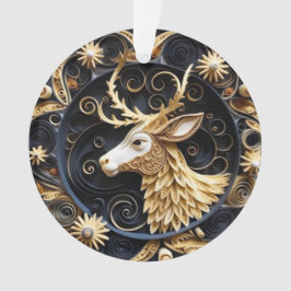 Adorno 3.d Reindeo con efecto de aplastamiento