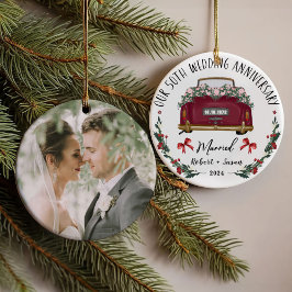 Adorno 50.º Aniversario Boda Keepsake Design