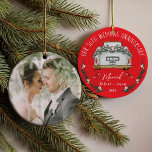 Adorno 50.º Aniversario Boda Keepsake Design<br><div class="desc">50.º aniversario de Boda Ornamento de diseño Keepsake</div>