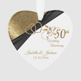 Adorno 50.º 💕 Aniversario Keepsake Design