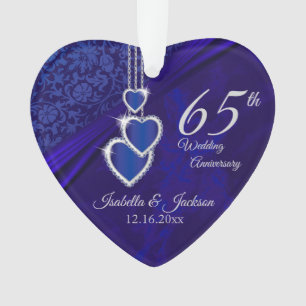 Adorno 65/45 Aniversario del Boda de Sapphire Keepsake