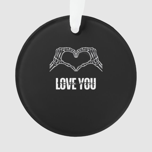 Adorno A la muerte - Skeleton Heart Hands Classic (Anverso)