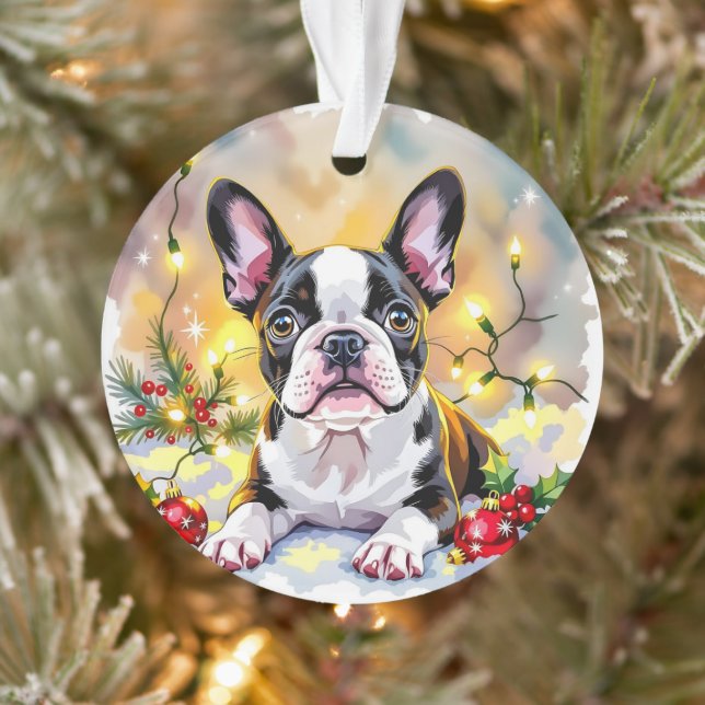 Adorno A Sweet Boston Terrier Christmas (Árbol)