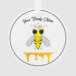 Adorno Abeja de miel con miel derramándose