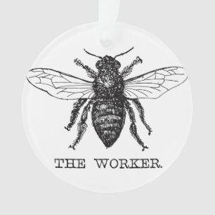 Adorno Abeja Obrera Miel Abejorro Negro