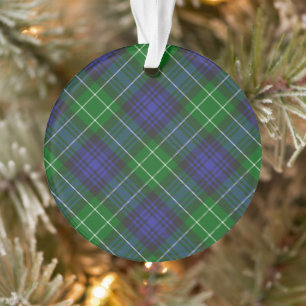 Adorno Abercrombie Blue Green Tartan Plaid Scottish