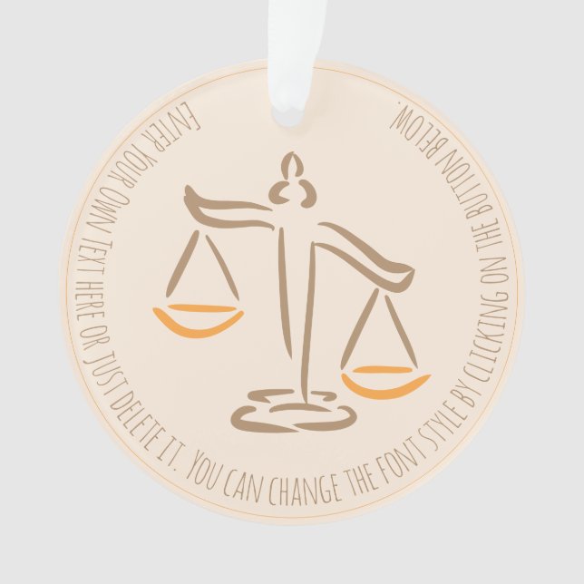 Adorno Abogado | fiscal | Juez | Firma de leyes/oficina (Anverso)