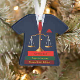 Adorno Abogado Paralegal Ornament