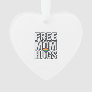 Adorno Abrazos Gratis de Mamá Orgullo Corazón Diseño de C