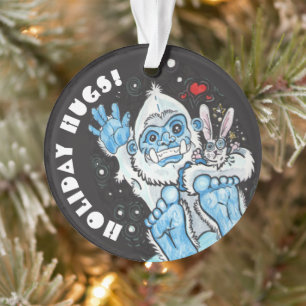 Adorno ¡Abrazos Navideños Yeti!