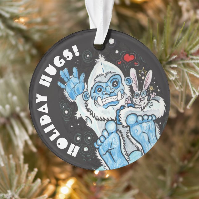 Adorno ¡Abrazos Navideños Yeti! (Árbol)