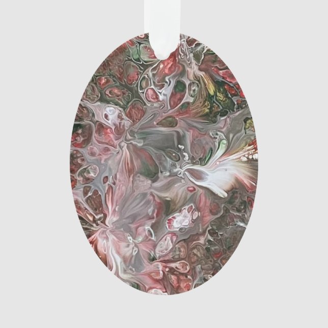 Adorno abstracto con dorso gris (Anverso)