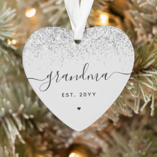 Adorno Abuela Est Purpurina Confetti Personalizado Regalo