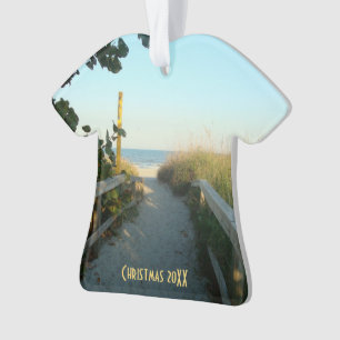 Adorno Acceso de la playa anticuado