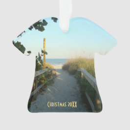 Adorno Acceso de la playa anticuado