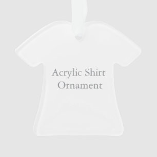 Adorno Acrílico, Adorno de Camiseta Acrílico