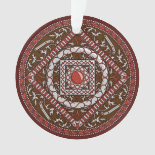 Adorno Acrílico de Mandala de Aries