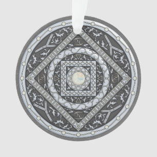 Adorno Acrílico de Mandala de Cáncer