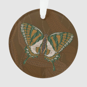 Adorno Acrílico de Swallowtail Aborigen