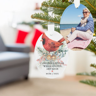 Adorno Acrílico de Tarjeta con Verdor Navideño y F