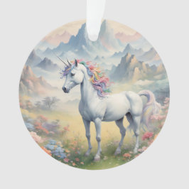 Adorno Acrílico de Unicornio