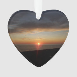 Adorno Acrílico del Lago Michigan Sunset