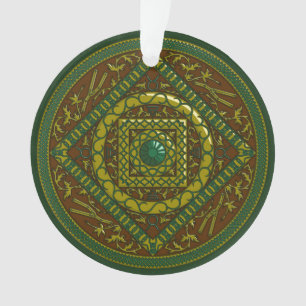 Adorno Acrílico Mandala de Tauro