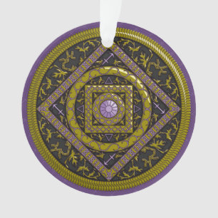 Adorno Acrílico Mandala Sagitario