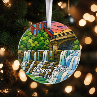 Adorno Acrílico Personalizado de Chagrin Falls, Cu
