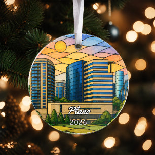 Adorno Acrílico Personalizado de Plano, Texas Pers